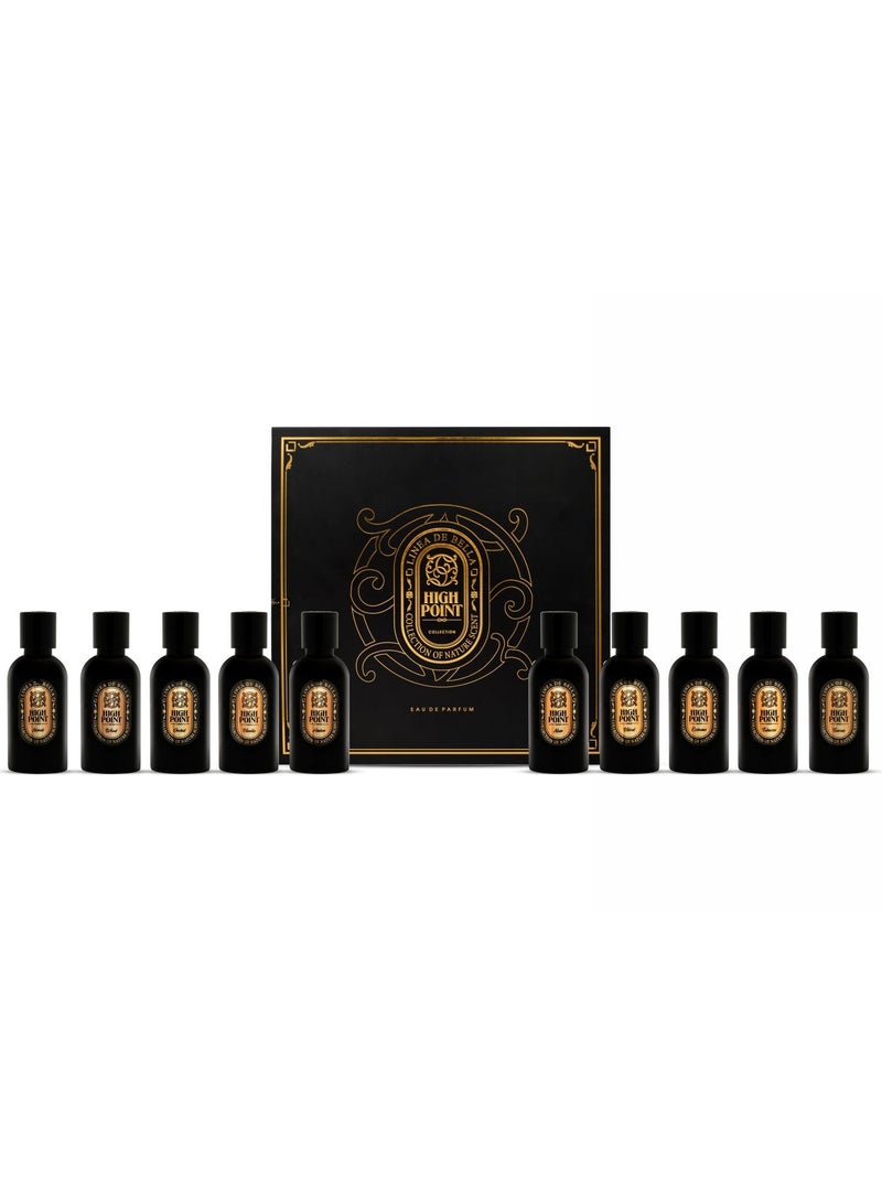 Linea De Bella Highpoint Collection Perfume Gift Set 30ml x 10PCS | Luxury Fragrance Set for Men & Women By Linea De Bella - Image 4